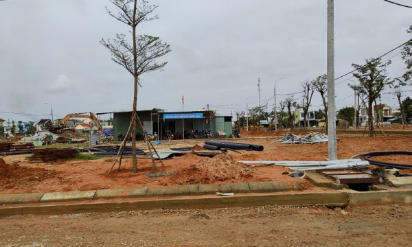 Quảng Nam: Cảnh báo rao bán đất nền trái phép tại Dự án Khu phố chợ Chiên Đàn