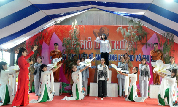 Bà Rịa - Vũng Tàu: Trang trọng tổ chức lễ giỗ lần thứ 71 nữ anh hùng Võ Thị Sáu