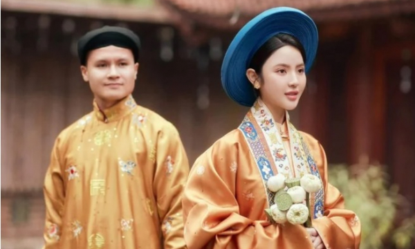 Hé lộ ảnh cưới Quang Hải-Chu Thanh Huyền, phong cách giống nhà Văn Hậu-Hải My