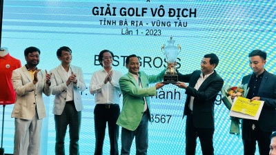 100 golfer tham dự  giải golf vô địch tỉnh Bà Rịa - Vũng Tàu 2023 tại sân golf The Bluff Grand Ho Tram