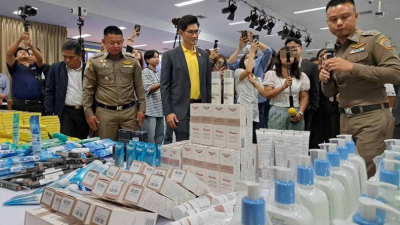 Phát hiện kho hàng giả hơn 78.000 sản phẩm tại Thái Lan, hai người Trung Quốc bị bắt giữ