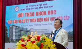 Bệnh viện Đa khoa tỉnh Trà Vinh tổ chức hội thảo khoa học “Tiếp cận và xử lý toàn diện đột quỵ não cấp năm 2024”