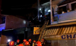 TP.HCM: Cháy căn nhà 2 tầng tại khu cư xá Bắc Hải khiến 5 người nhập viện