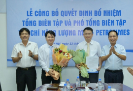 Công bố quyết định bổ nhiệm Tổng Biên tập và Phó Tổng Biên tập Tạp chí Năng lượng Mới - PetroTimes