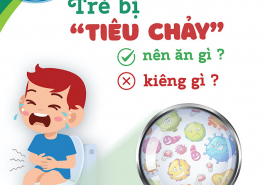 Chế độ ăn cho trẻ bị tiêu chảy