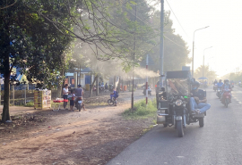 Đồng Nai: Tổ chức phun hoá chất diệt muỗi diện rộng tại huyện Trảng Bom