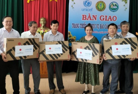 Gia Lai bàn giao trang thiết bị phục vụ công tác báo cáo thống kê do UNICEF viện trợ