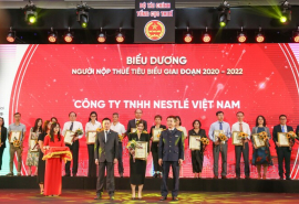 Nestlé Việt Nam tiếp tục được biểu dương vì thành tích đóng góp vào ngân sách nhà nước