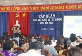 Tây Ninh: Tập huấn nâng cao nghiệp vụ truyền thông giáo dục sức khoẻ năm 2023