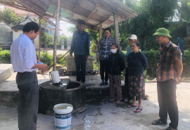 Quảng Trị: Bảo đảm nước sạch, vệ sinh môi trường trong vùng ngập lũ