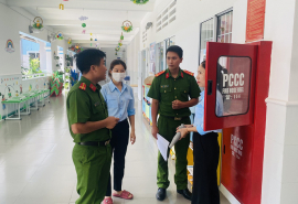 Bà Rịa – Vũng Tàu: Kiểm tra phòng cháy, chữa cháy ở 44 cơ sở mầm non tại huyện Long Điền