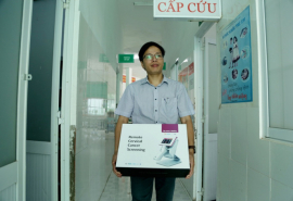 TP. HCM: Tầm soát ung thư cổ tử cung bằng công nghệ AI tại xã đảo Thạnh An