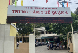 Trung tâm y tế quận 6 tạm ngưng hoạt động khám sức khỏe cho học sinh