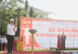 Gia Lai: Hơn 1000 vận động viên tranh tài tại Hội khỏe Phù Đổng huyện Phú Thiện