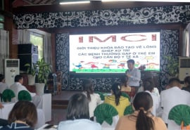 Bạc Liêu: Tập huấn xử trí lồng ghép chăm sóc trẻ bệnh tại trạm y tế xã (IMCI)