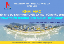 Bà Rịa – Vũng Tàu: Hơn 600 doanh nghiệp đăng ký tham gia hội chợ du lịch trực tuyến