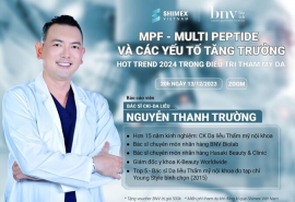 Chương trình đào tạo online “MPF™ - Phức hợp Multi Peptide & yếu tố tăng trưởng: Hot trend 2024 trong điều trị thẩm mỹ da”