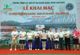 Giải tennis ủng hộ quỹ người nghèo huyện Nam Đông, tỉnh Thừa Thiên Huế