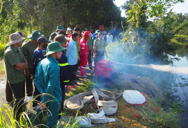 Cà Mau: Tổ chức tập huấn nghiệp vụ và hội thi phòng cháy chữa cháy rừng mùa khô năm 2023 – 2024