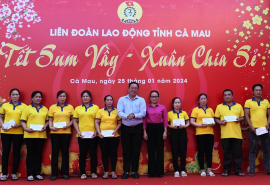 Cà Mau: Đảm bảo an sinh xã hội cho người dân và người lao động trong dịp Tết Nguyên đán Giáp Thìn năm 2024