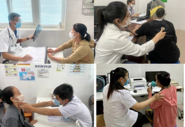 Hội Thầy thuốc trẻ Đà Nẵng khám sàng lọc bệnh về phổi cho người dân huyện Hòa Vang