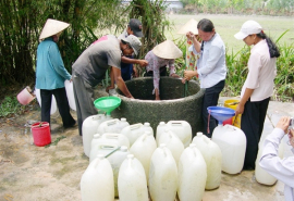 Người dân trên địa bàn tỉnh Bình Thuận thiếu nước sinh hoạt cục bộ