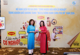 Hội Liên hiệp Phụ nữ Việt Nam và Nestlé Việt Nam công bố triển khai hợp tác mô hình dịch vụ gia đình “Cùng MAGGI nấu nên cơ nghiệp”
