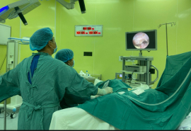 Bệnh viện huyện lần đầu phẫu thuật thành công tuyến tiền liệt qua nội soi