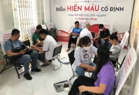 Hội Chữ thập đỏ Lâm Đồng phối hợp với Bệnh viện Đa Khoa tỉnh tổ chức hiến máu tình nguyện