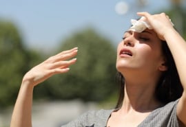 Cách xử trí khi bị say nắng