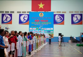 Gần 1.500 vận động viên tham gia hội thao Công đoàn Viên chức tỉnh Bình Thuận