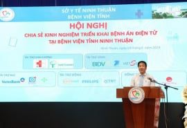 Hội nghị chia sẻ kinh nghiệm triển khai bệnh án điện tử tại Bệnh viện tỉnh Ninh Thuận