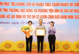 TP. HCM: Quận Phú Nhuận Không còn hộ nghèo theo chuẩn nghèo đa chiều