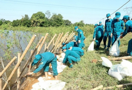 Đồng Tháp: Đảm bảo an toàn hệ thống đê điều, ứng phó với mưa lũ