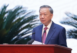 Tổng Bí thư, Chủ tịch nước Tô Lâm thăm hỏi đồng bào, chiến sĩ bị ảnh hưởng của bão số 3