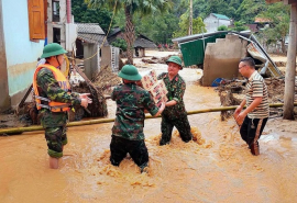 Khẩn trương cung cấp lương thực, thực phẩm, nhu yếu phẩm phục vụ đời sống của người dân bị ảnh hưởng bởi cơn bão số 3