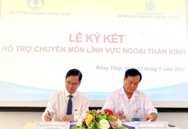 Bệnh viện Đại học Y Dược TP. HCM hỗ trợ Bệnh viện Đa khoa Đồng Tháp chuyển giao kỹ thuật lĩnh vực ngoại thần kinh