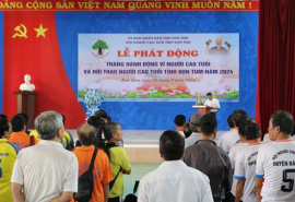 Kon Tum: Phát động “Tháng hành động vì người cao tuổi” và hội thao người cao tuổi năm 2024