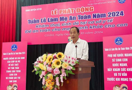 Cần Thơ: Phát động tuần lễ làm mẹ an toàn năm 2024