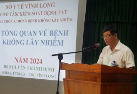 Vĩnh Long: Tập huấn phòng chống bệnh không lây nhiễm cho học sinh