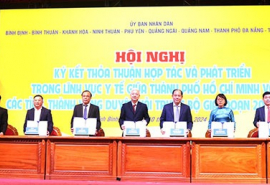 TP. HCM và các tỉnh, thành duyên hải Trung Bộ ký kết hợp tác phát triển y tế