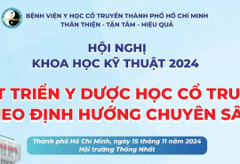 Bệnh viện Y học cổ truyền TP.HCM tổ chức Hội nghị khoa học kỹ thuật năm 2024