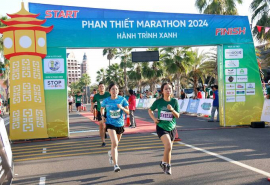 Hơn 3.000 vận động viên tranh tài tại Giải chạy Phan Thiết Marathon 2024 - Hành trình xanh