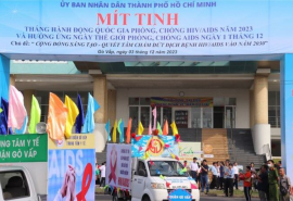 Triển khai tháng hành động quốc gia phòng, chống HIV/AIDS trên địa bàn TP. HCM năm 2024