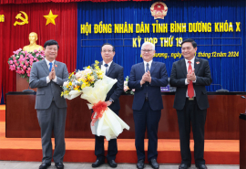 Ông Bùi Minh Thạnh được bầu giữ chức Phó Chủ tịch UBND tỉnh Bình Dương nhiệm kỳ 2021 - 2026