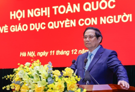 Thủ tướng Phạm Minh Chính chủ trì hội nghị toàn quốc về giáo dục quyền con người