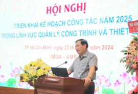 Hội nghị triển khai kế hoạch công tác năm 2025 trong lĩnh vực quản lý công trình và thiết bị y tế