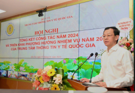 Hội nghị tổng kết công tác năm 2024 và triển khai nhiệm vụ năm 2025 của Trung tâm Thông tin y tế Quốc gia