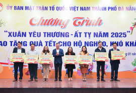 Đà Nẵng: Hơn 20 nghìn phần quà tặng hộ nghèo, cận nghèo đón Tết