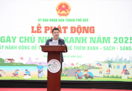 TP. Huế: Phát động “Ngày chủ nhật xanh” đón Tết Nguyên đán Ất Tỵ năm 2025